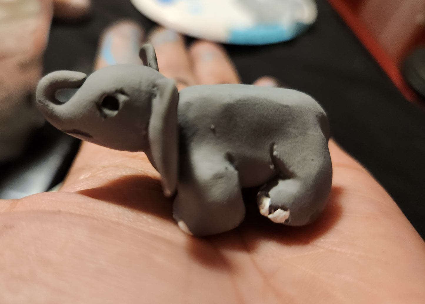 Mini Clay Elephant